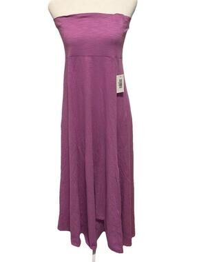 NWT LuLaRoe Pink / Purple Strapless Maxi Skirt Dress Women’s Size M (10-12)